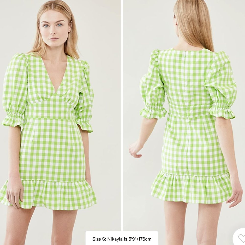 NWT: Kira Check Mini Dress